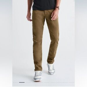 DU/ER No Sweat Relaxed Taper Pant-Tobacco